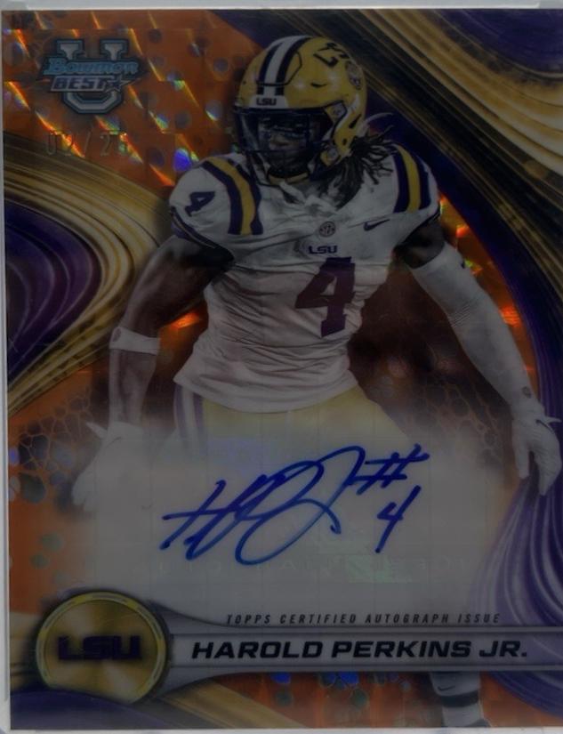 Harold Perkins Jr. [Orange Geometric] #BOA-HP