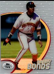 Barry Bonds [Pattern 65] #3 Baseball Cards 1998 Topps Tek Prices