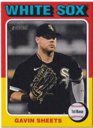 Gavin Sheets #694 Baseball Cards 2024 Topps Heritage