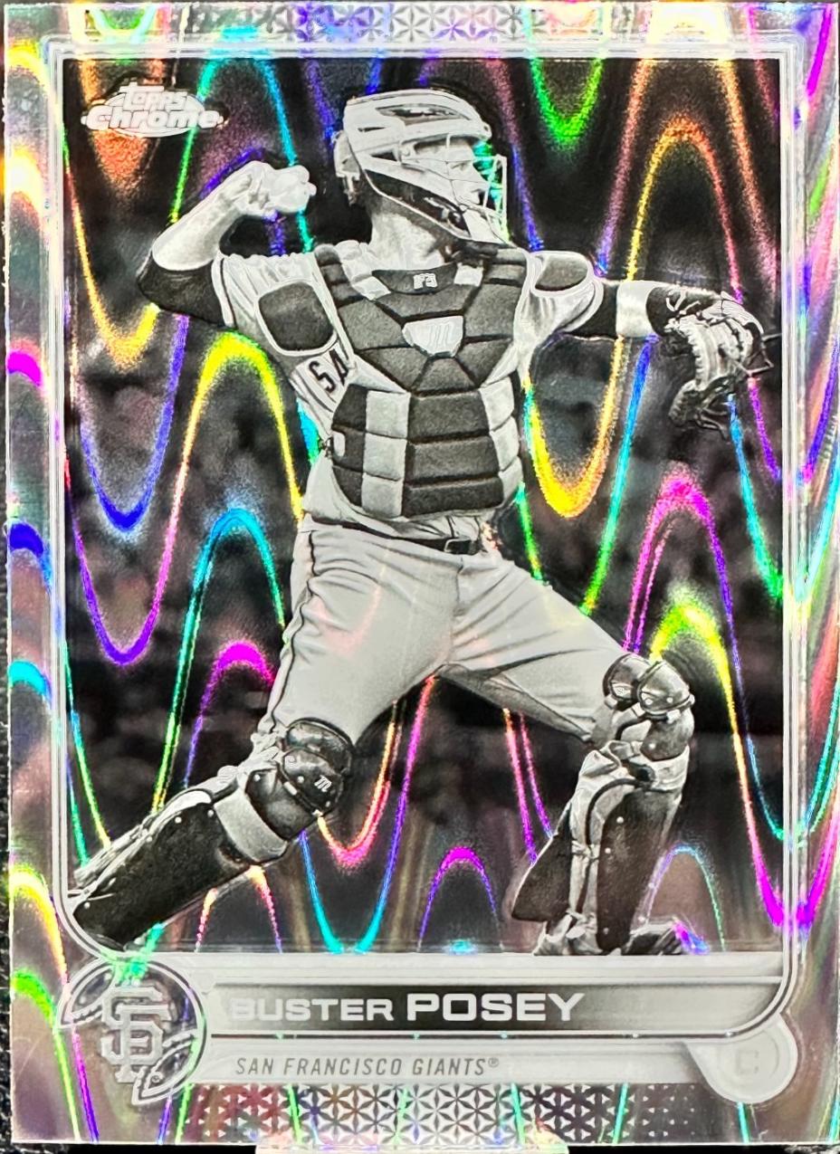 Buster Posey #95 2022 Topps Chrome Sonic Baseball
