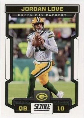 Jordan Love #90 Football Cards 2023 Panini Score