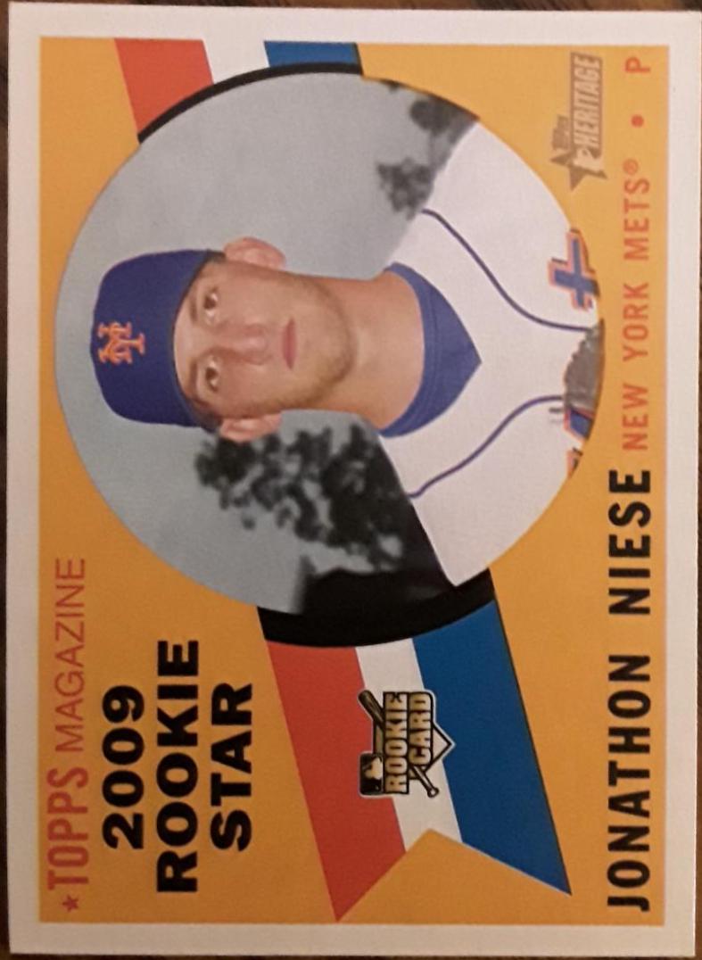 Jonathon Niese #131 Baseball Cards 2009 Topps Heritage