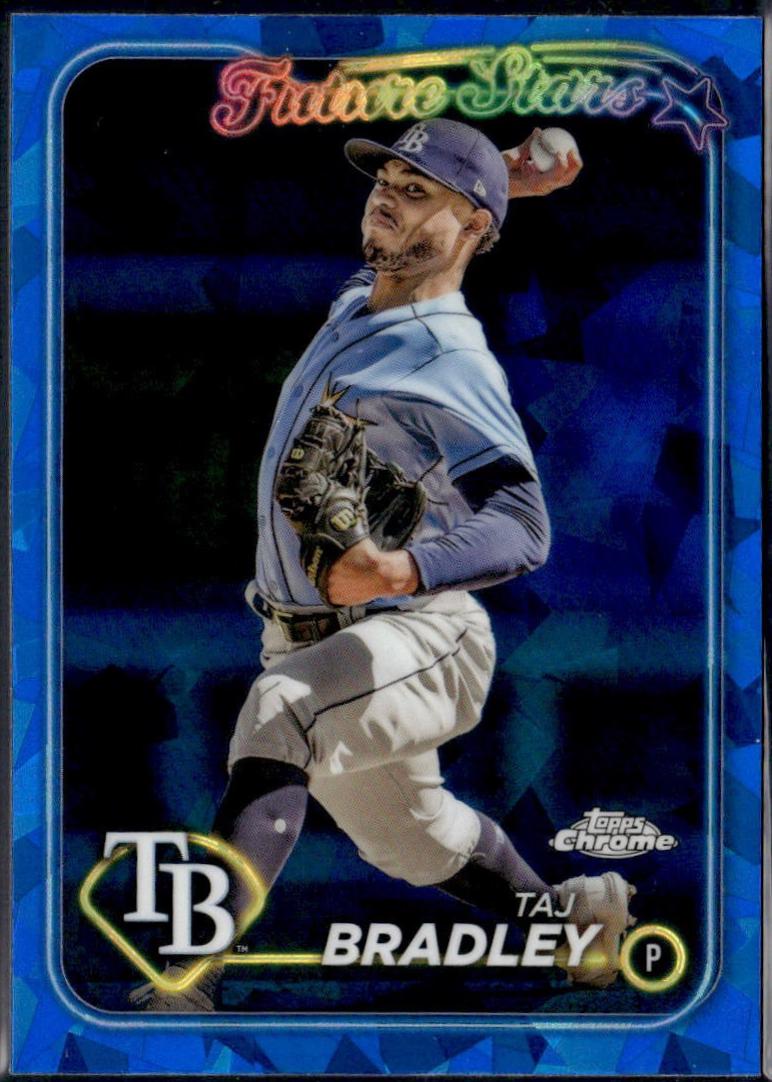 Taj Bradley #589 2024 Topps Chrome Sapphire Baseball