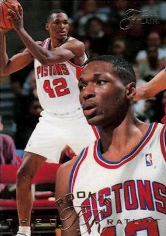 Theo Ratliff #214 Basketball Cards 1995 Flair