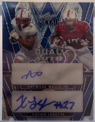 Antwane Wells Jr. / Xavier Legette [Blue Mojo] #DA-2