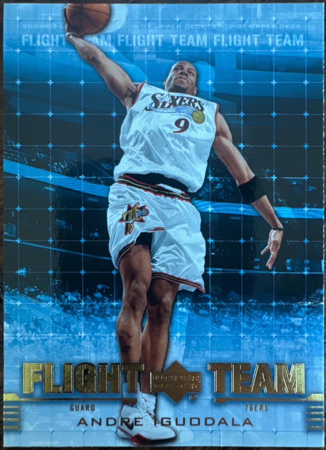Andre Iguodala #FT-AI Basketball Cards 2006 Upper Deck Flight Team