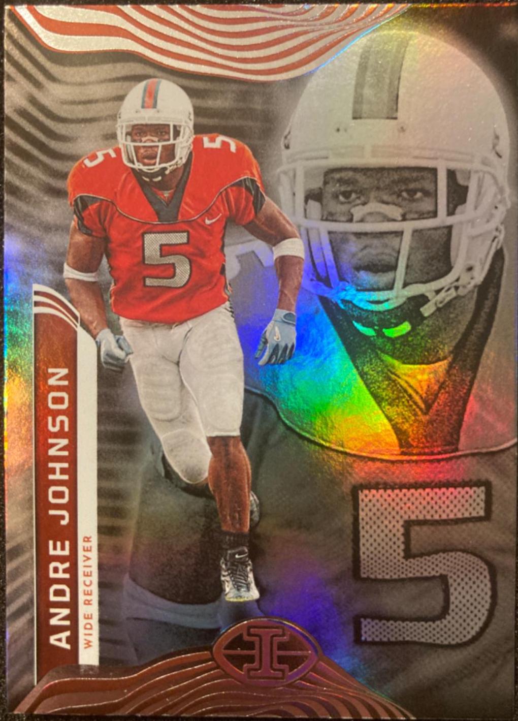 Andre Johnson #1 Football Cards 2023 Panini Chronicles Draft Picks Illusions