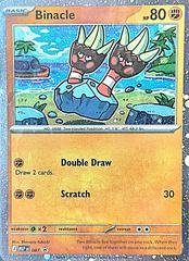 Binacle #87 from Mega Evolution Era Pokémon card set