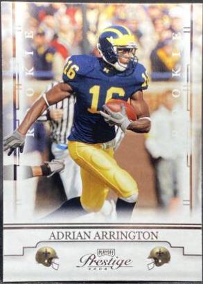 Adrian Arrington #102 2008 Playoff Prestige Football