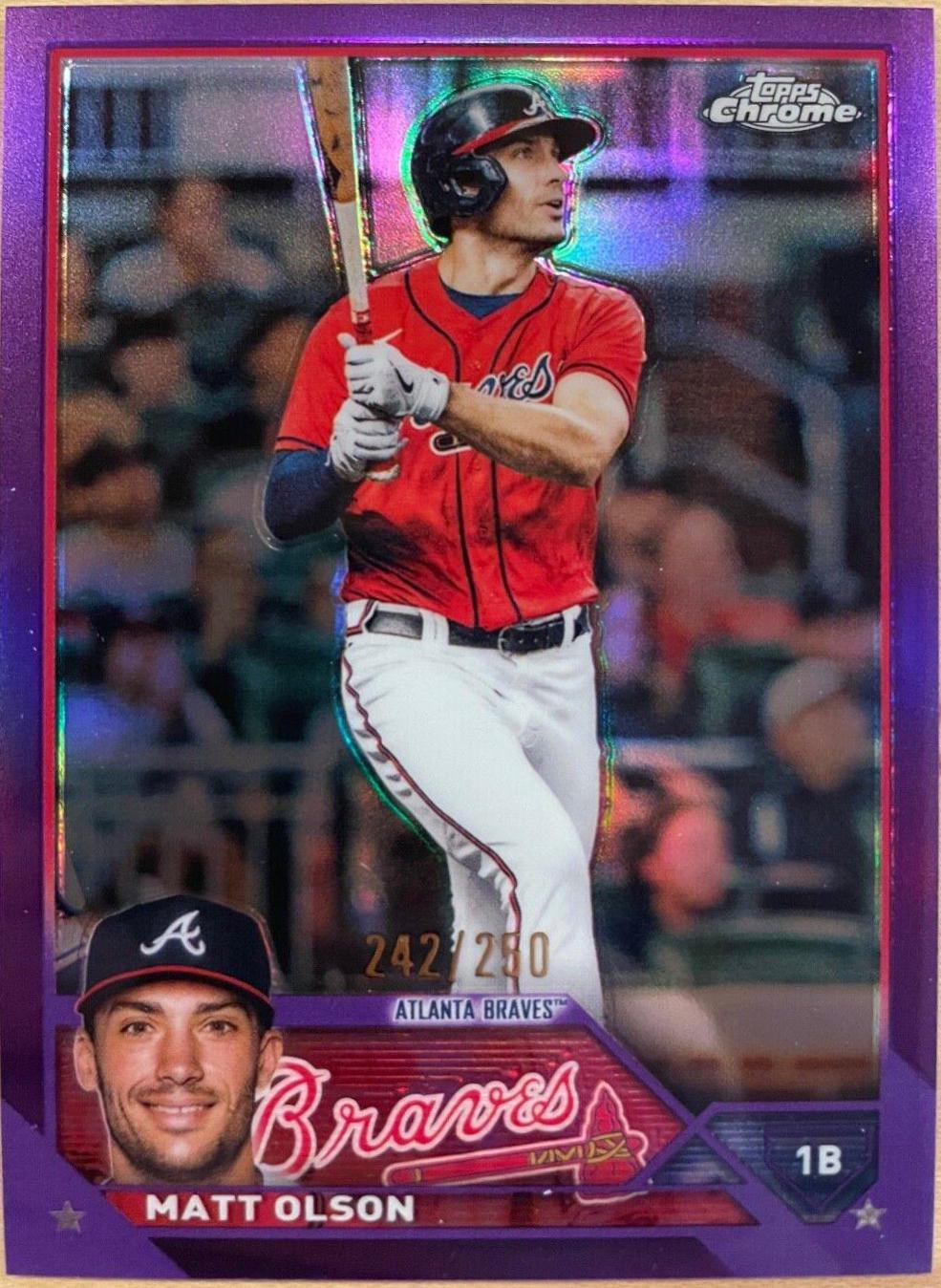 Matt Olson [Purple] #163