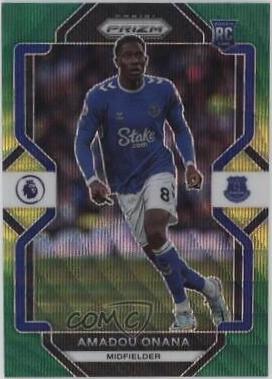 Amadou Onana #240 Soccer Cards 2022 Panini Prizm Premier League