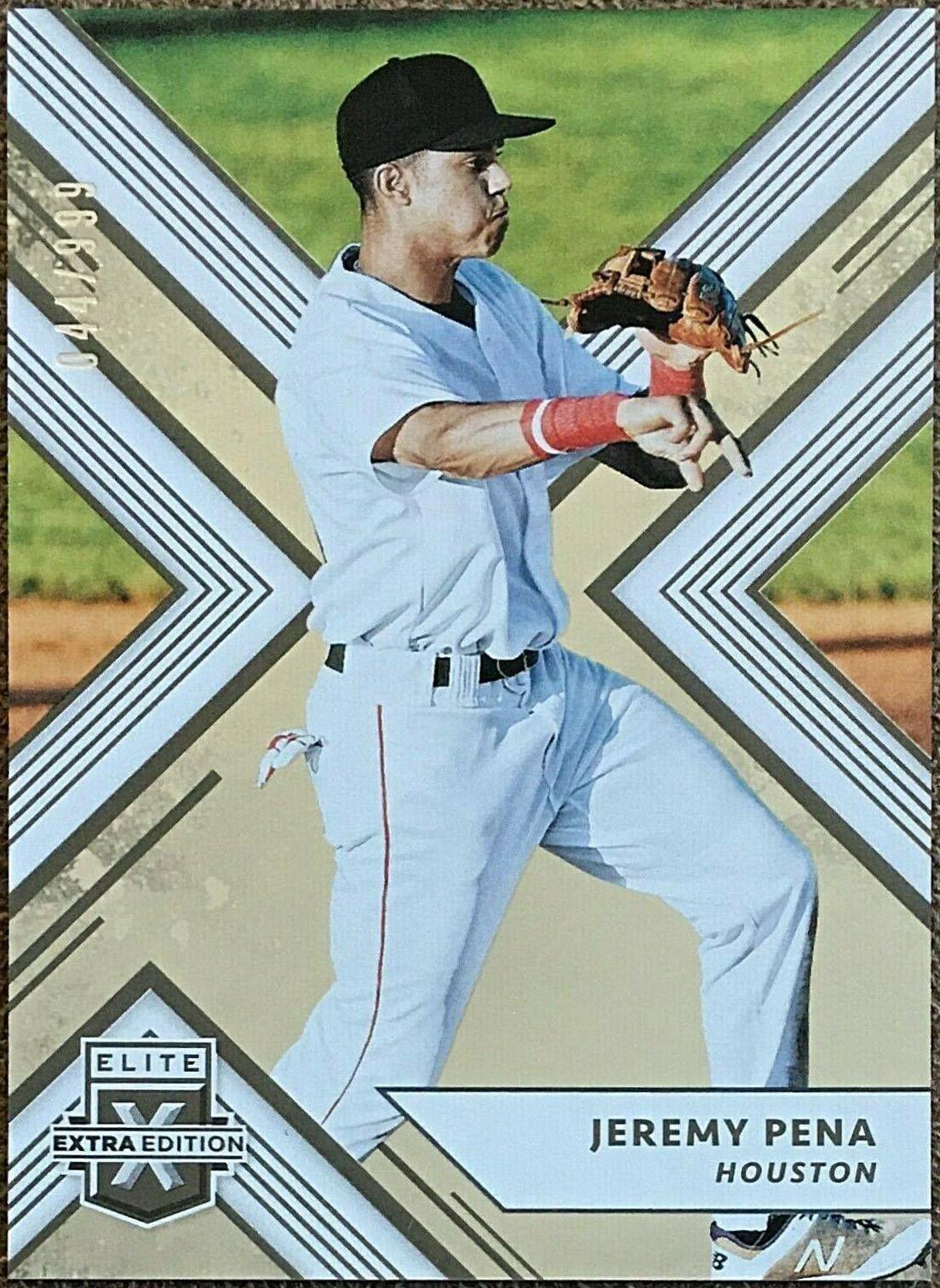 Jeremy Pena #143 2018 Panini Elite Extra Edition Baseball