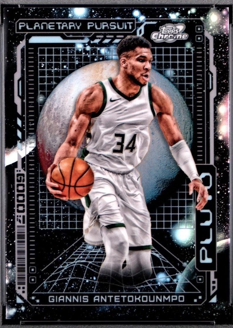 Giannis Antetokounmpo #PPP-3 2023-24 Topps Chrome Cosmic Basketball Planetary Pursuit