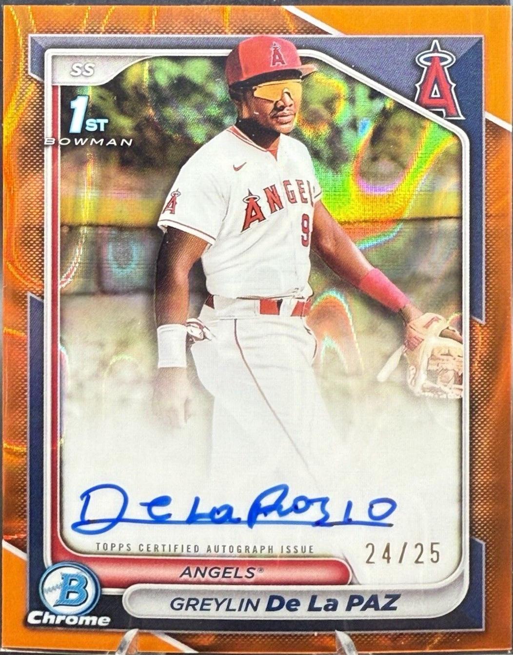 Greylin De La Paz [Orange Lava Refractor] #CPA-GD