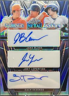 Jake Bloss / Joey Loperfido / Zach Dezenzo