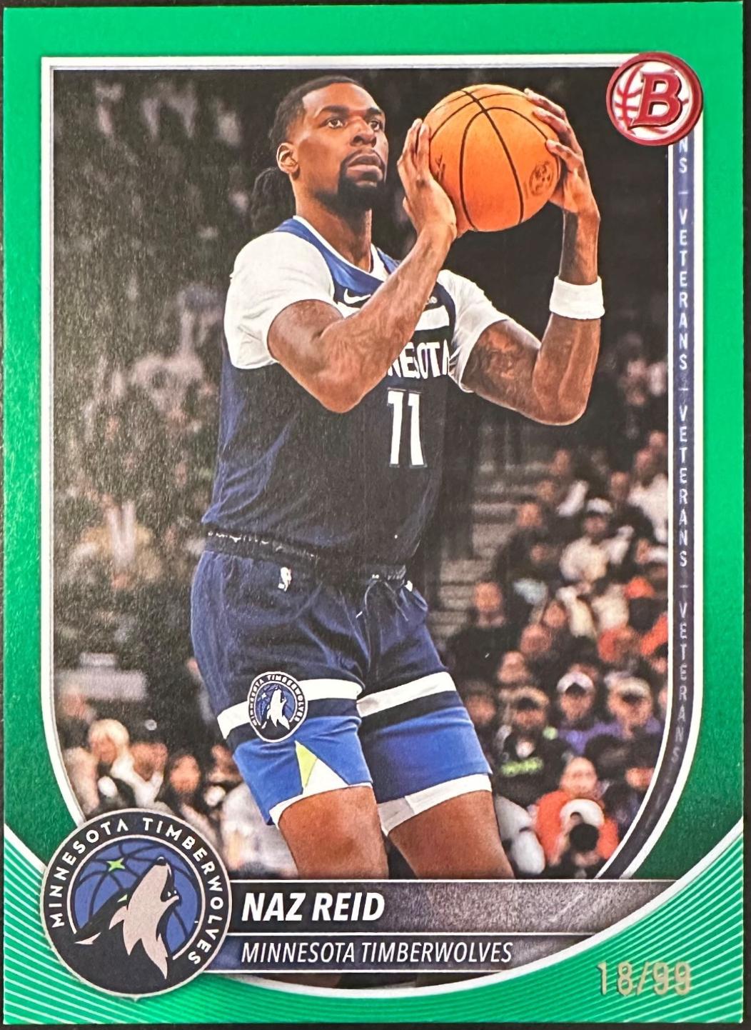 Naz Reid [Green Border] #104
