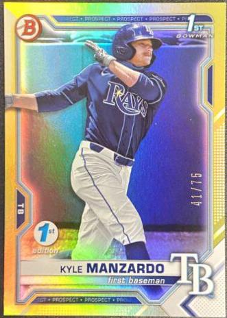 Kyle Manzardo [Yellow Foil] #BD-191