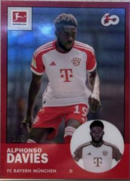 Alphonso Davies [Red Refractor] #TAN-42