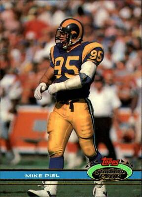Mike Piel #14 Football Cards 1991 Stadium Club