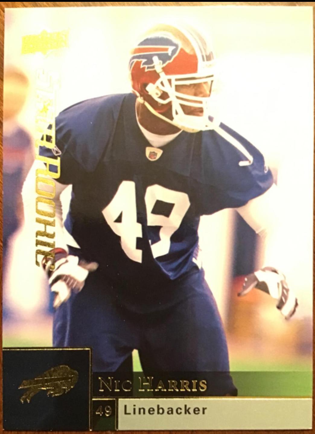 Nic Harris #298 Football Cards 2009 Upper Deck