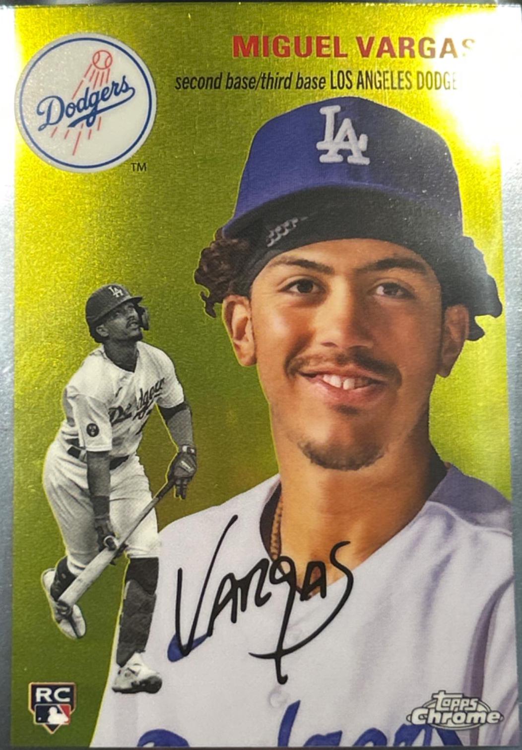 Miguel Vargas #14 Baseball Cards 2023 Topps Chrome Platinum Anniversary