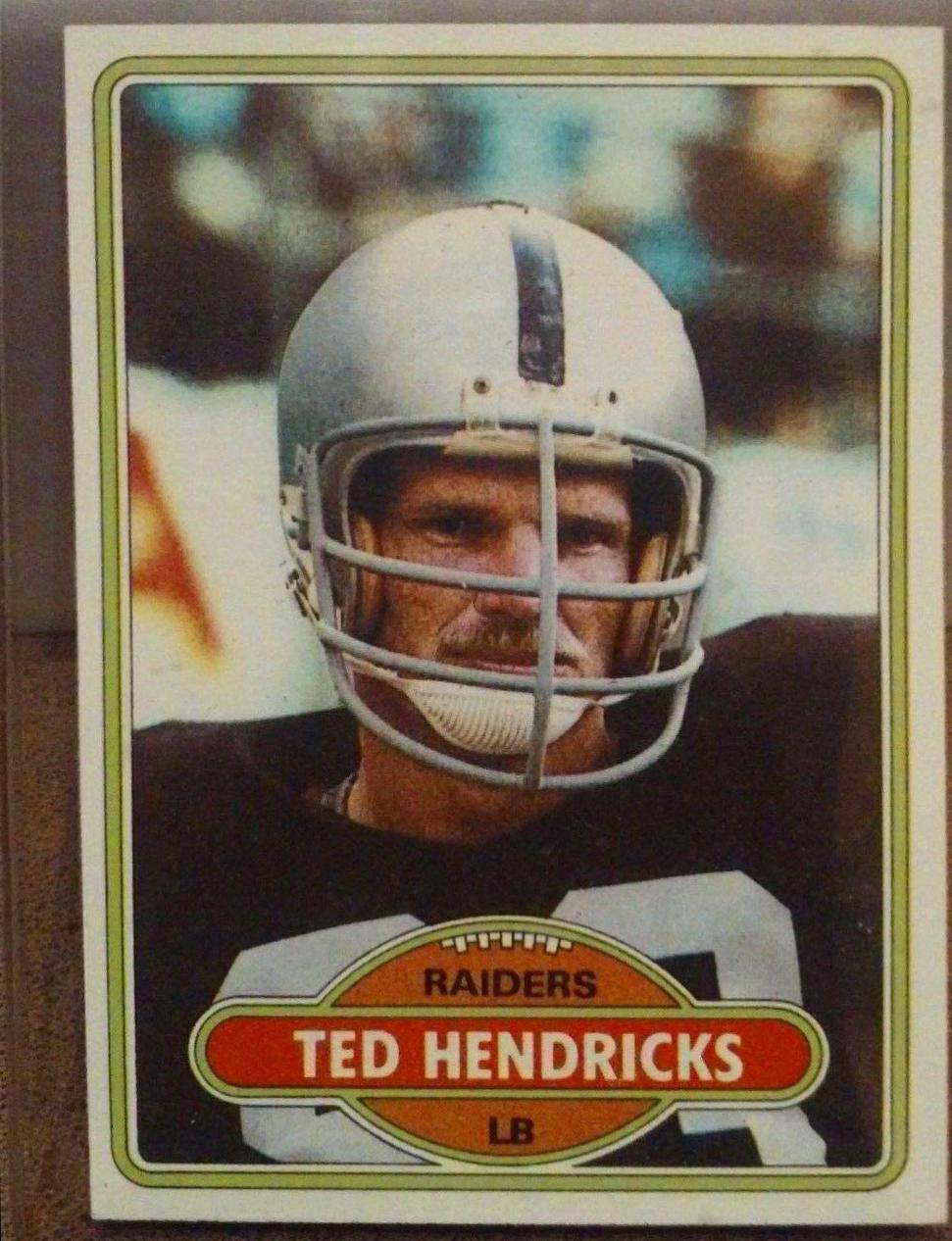Ted Hendricks #489 1980 Topps Football
