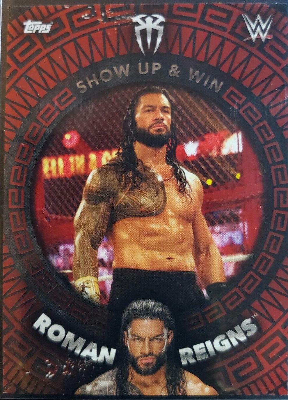 Roman Reigns #221 Wrestling Cards 2021 Topps WWE Superstars