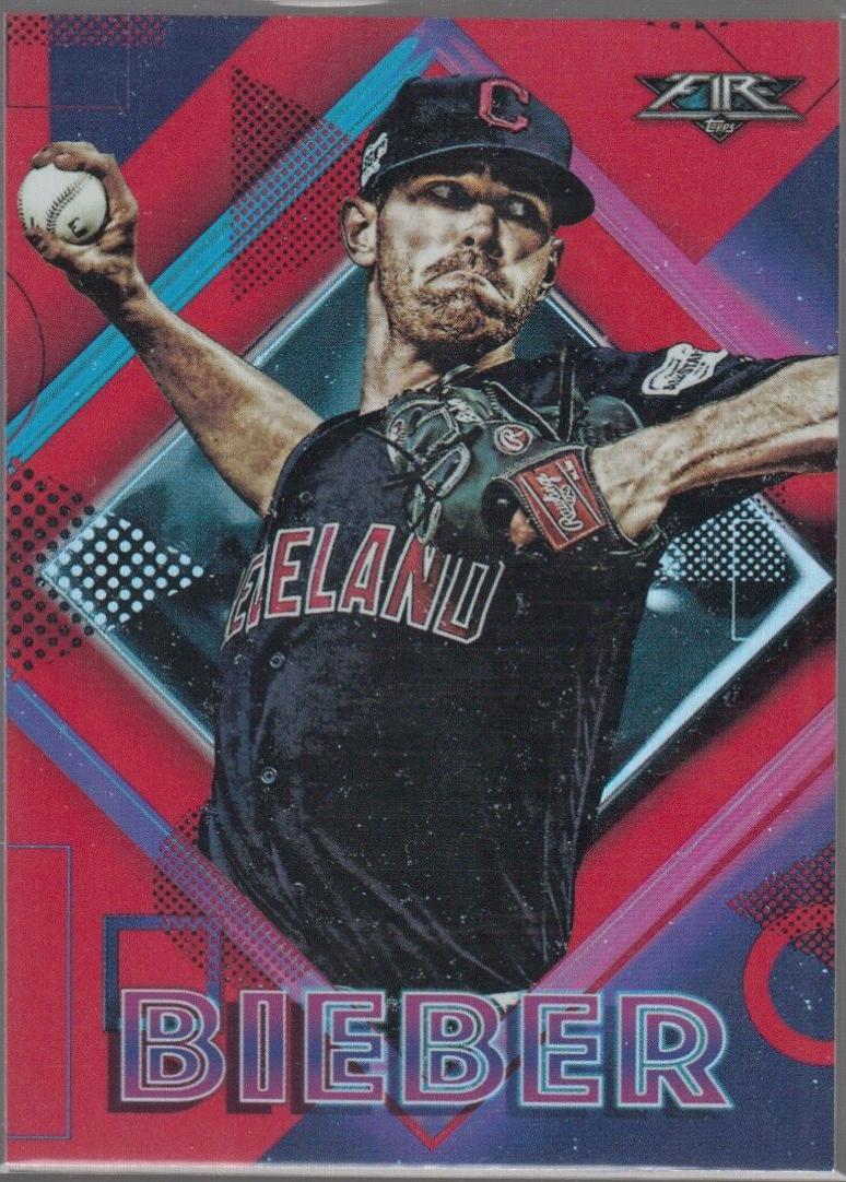 Shane Bieber [Red Blaze] #136