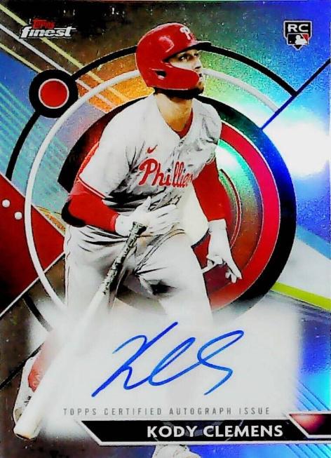 Kody Clemens #FA-KCL Baseball Cards 2023 Topps Finest Autographs