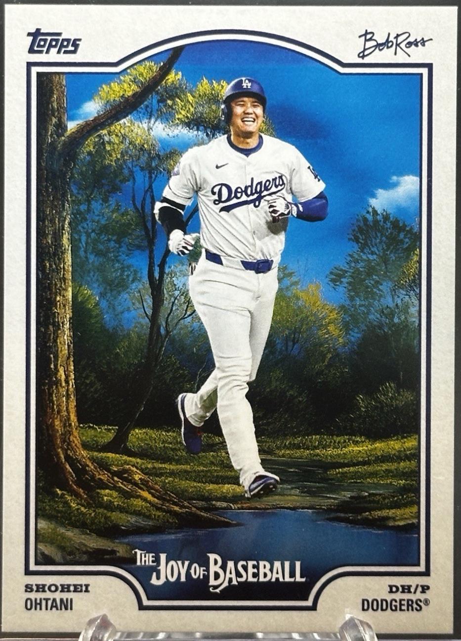 大谷翔平2025 Topps X Bob Ross the SP Topps Bob 0 Art #AOS-7 [Easel]