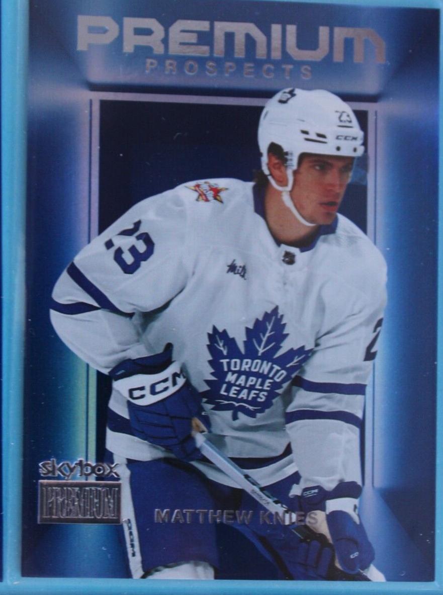 Matthew Knies #PP-12 Hockey Cards 2023 SkyBox Metal Universe Premium Prospects