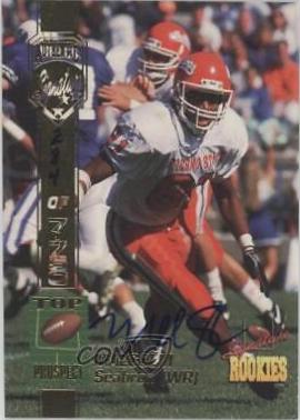 Malcolm Seabron #52 Football Cards 1994 Signature Rookies Autographs