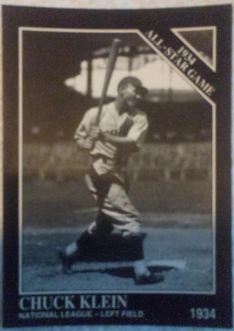 Chuck Klein #1095 Baseball Cards 1994 The Sportin News Conlon Collection