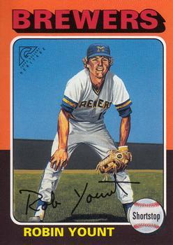 Robin Yount #GH-RY Baseball Cards 2002 Topps Gallery Heritage