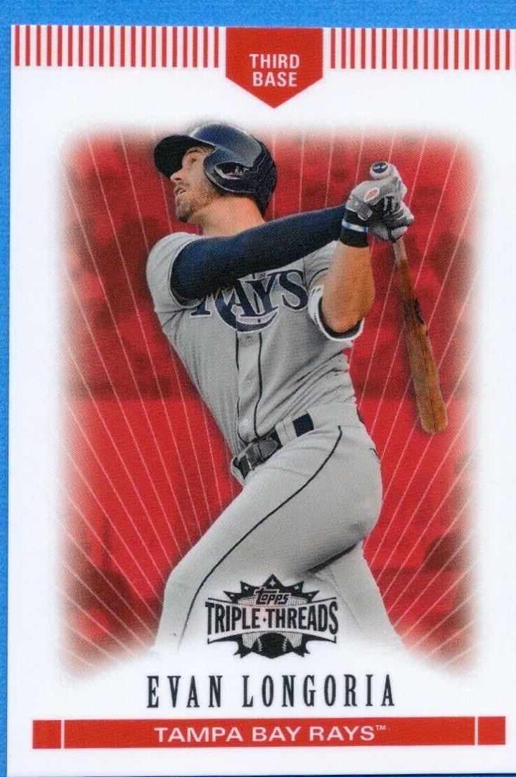Evan Longoria #11 Baseball Cards 2020 Topps Throwback Thursday
