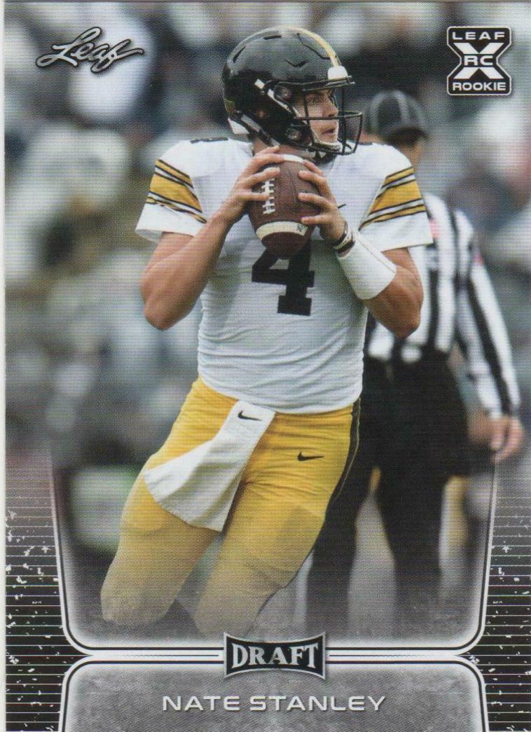 Nate Stanley #50 2020 Leaf Draft Football