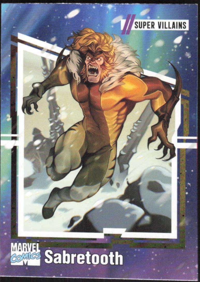 Sabretooth #15 Marvel 2024 Upper Deck Spider-Man Renditions Impel
