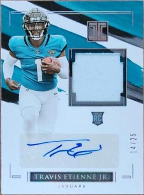 Travis Etienne Jr. [Helmet, Patch Autograph Football] #108