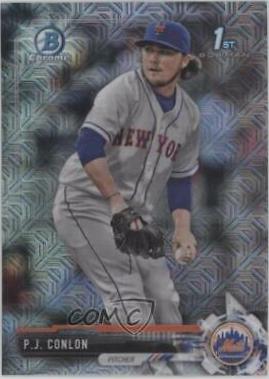 P.J. Conlon #BCP11 Baseball Cards 2017 Bowman Mega Box Chrome Prospects