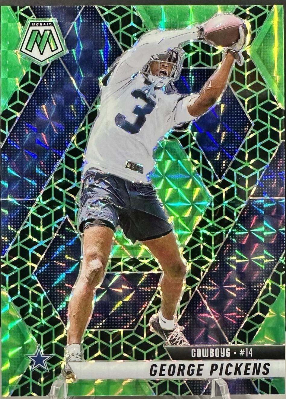 17枚限定  Mosaic e Pickens RC PSA 8 George Pickens [Green Spectris] #109 Prices | 2025 Panini Mosaic