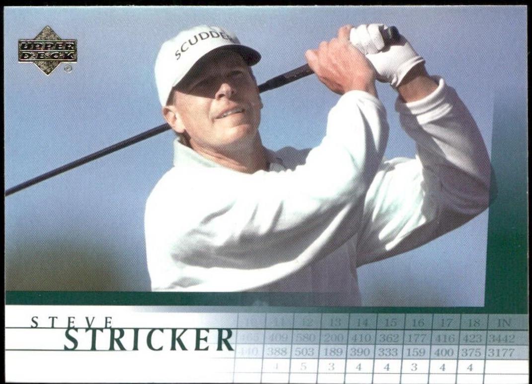 Steve Stricker #34 Golf Cards 2001 Upper Deck