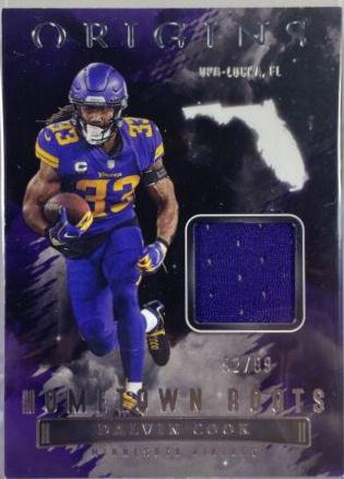 Dalvin Cook #HR-DCO Football Cards 2022 Panini Origins Hometown Roots