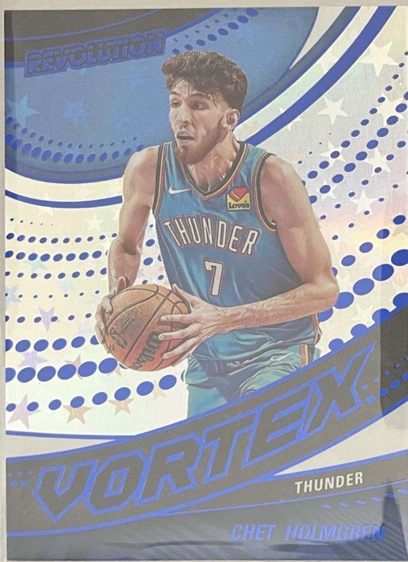 Carte Chet Holmgren Révolution Pink Lava Die Cut 2024-25 #11 /10 - Panini