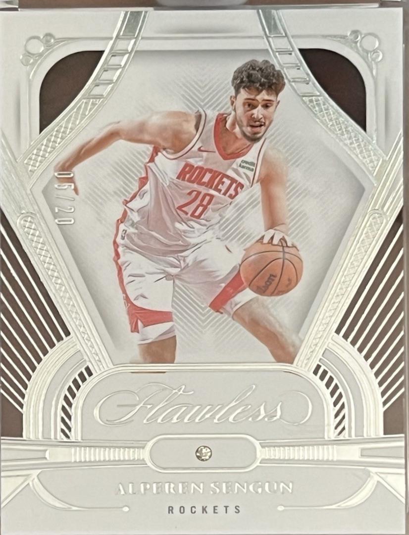 Alperen Sengun #7 Basketball Cards 2023 Panini Flawless