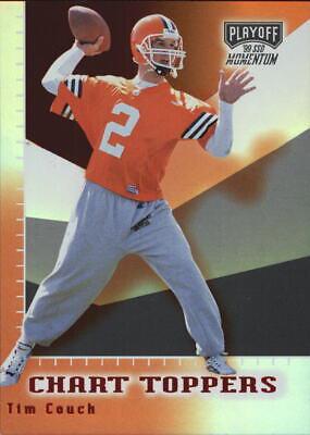 Tim Couch #CT15 Football Cards 1999 Playoff Momentum Chart Toppers