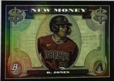 Druw Jones #NM-9 Baseball Cards 2023 Bowman Platinum New Money