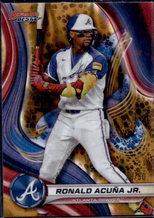 Ronald Acuna Jr. [Gold Lava Refractor] #5