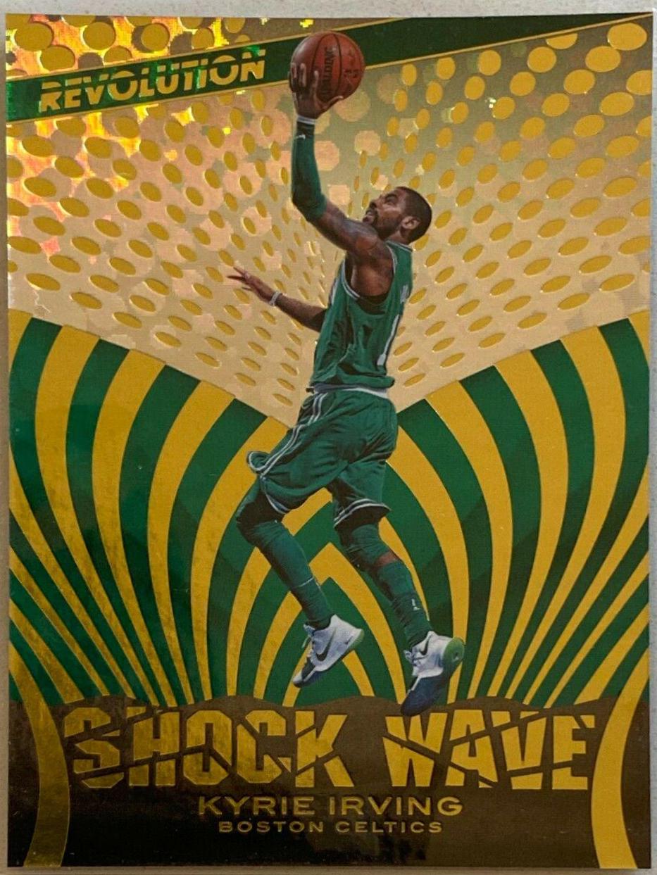 Kyrie Irving #4 Basketball Cards 2018 Panini Revolution Shock Wave