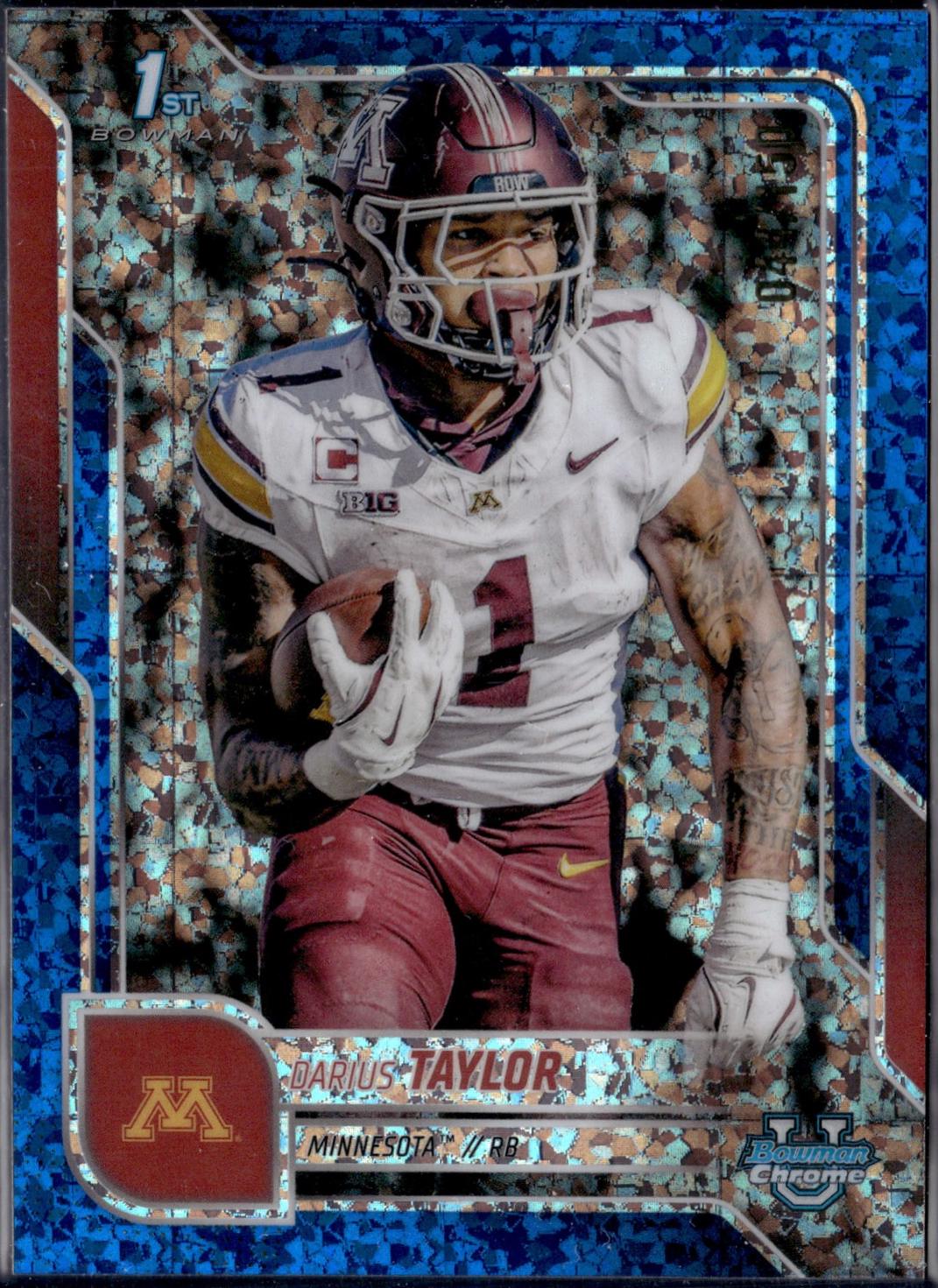 Darius Taylor [Blue Mini-Diamond Refractor] #126