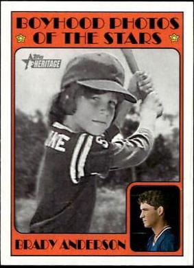 Brady Anderson #72TBPS-11 Baseball Cards 2021 Topps Heritage Minor League